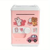 Electronic Fingerprint Password Piggy Bank Safe Box